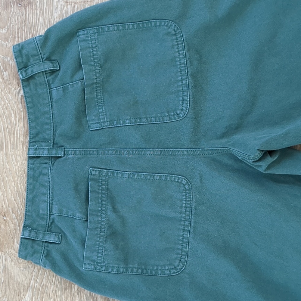 Aritzia Sunday Best Jaden Forest Green High Waisted Utility Chinos - Picture 9 of 9